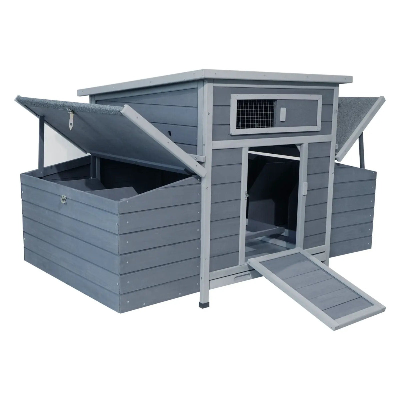 Large Chicken Coop Outdoor Hen House & Dual Nesting Boxes by HouseOfZazla