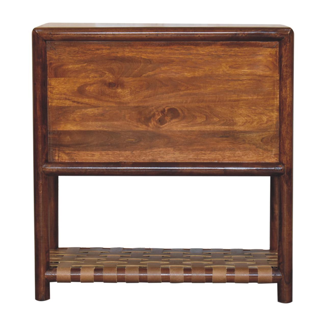 Regency - Woven 2 Drawer Nightstand - Brown by HouseOfZazla