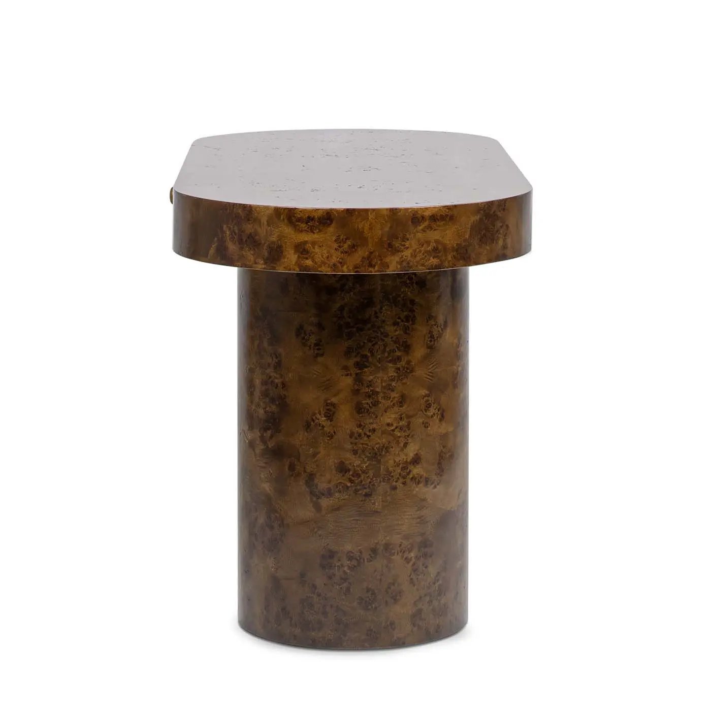 Jesse - Single Drawer Oval Computer Desk by HouseOfZazla