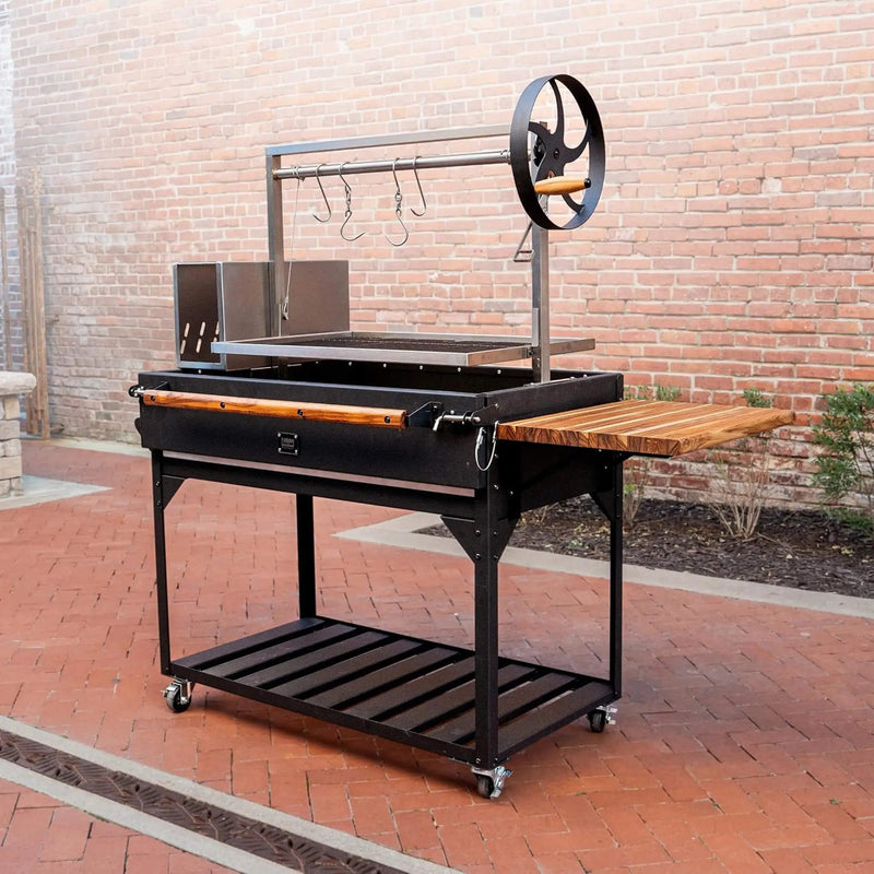 [05X02FT] Heavy-Duty Argentine Santa Maria Wood Fire And Charcoal BBQ Grill With Brasero (SAK52731) by SAKSBY WHOLESALE