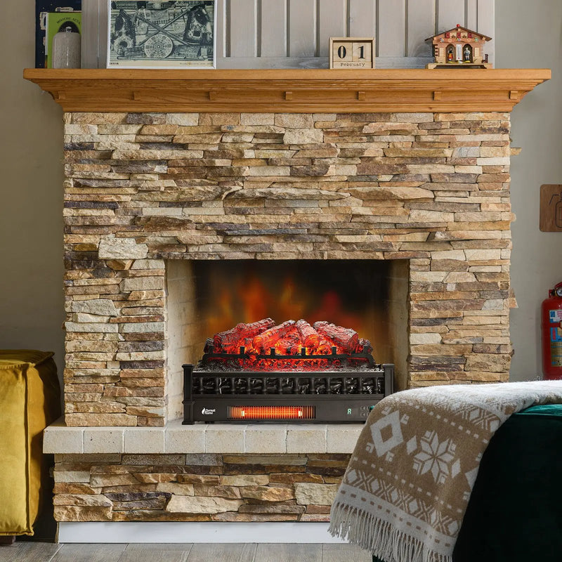 (Open Box) Eternal Flame EF26-PB Electric Fireplace Logs by TURBRO