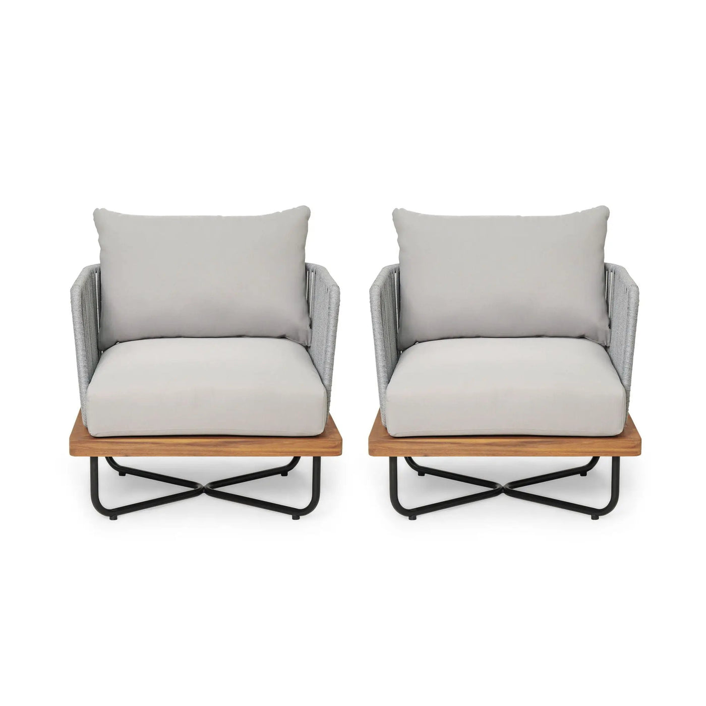 Lucca Outdoor Acacia Wood Chair by HouseOfZazla