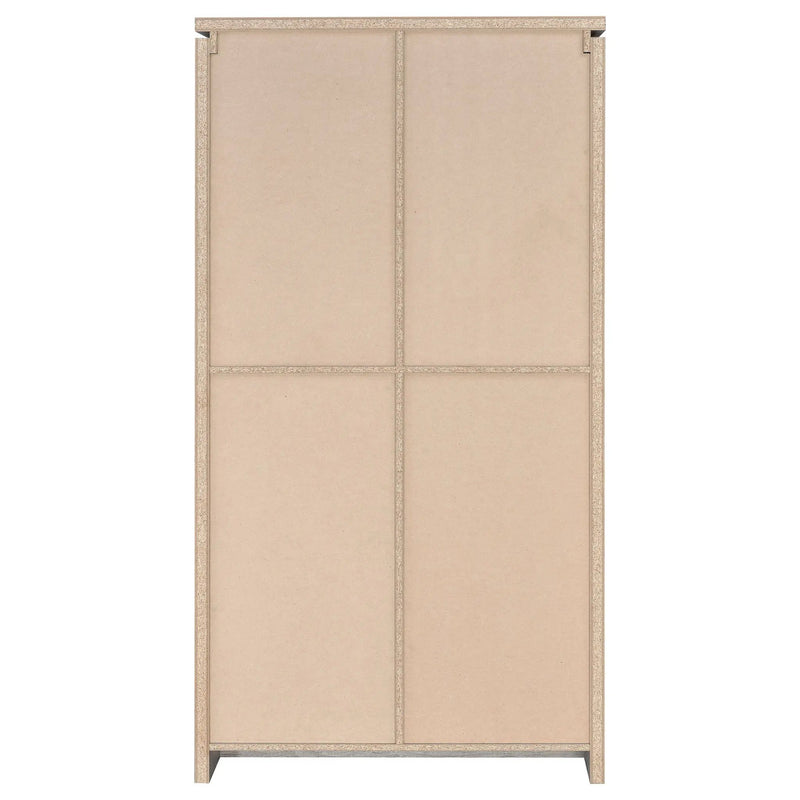 Alejo 2-door Engineered Wood Tall Cabinet Grey Driftwood by Unique Piece Furniture