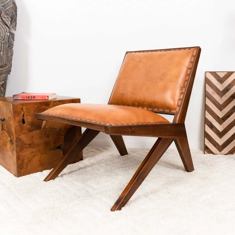 Colin - Lounge Chair - Brown / Tan by Unique Piece Furniture