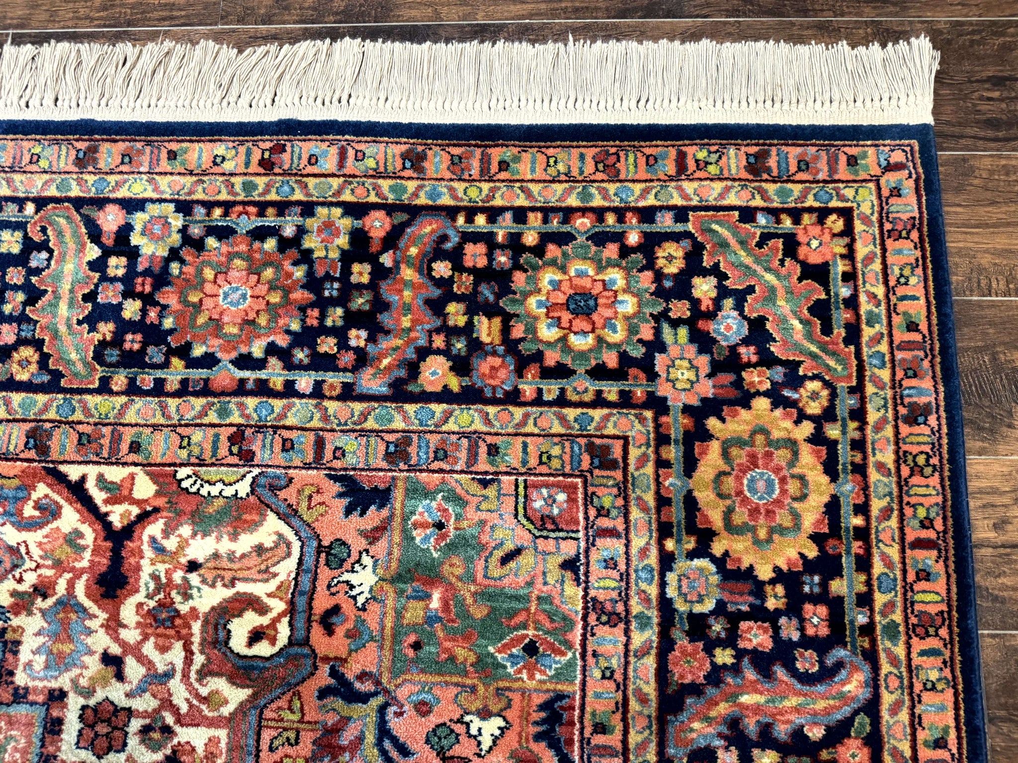 8.8 x 12 Karastan Heriz Rug #726, Vintage Wool Discontinued Carpet, Original 700 Series by Jewel Rugs