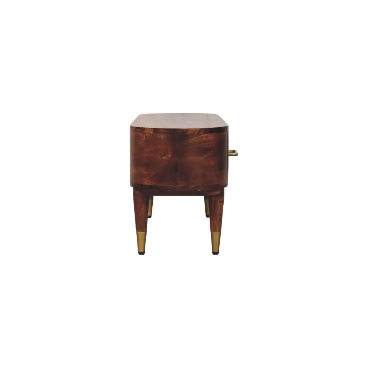 Solid Wood Two-Drawer Open-Slot Media Unit by HouseOfZazla