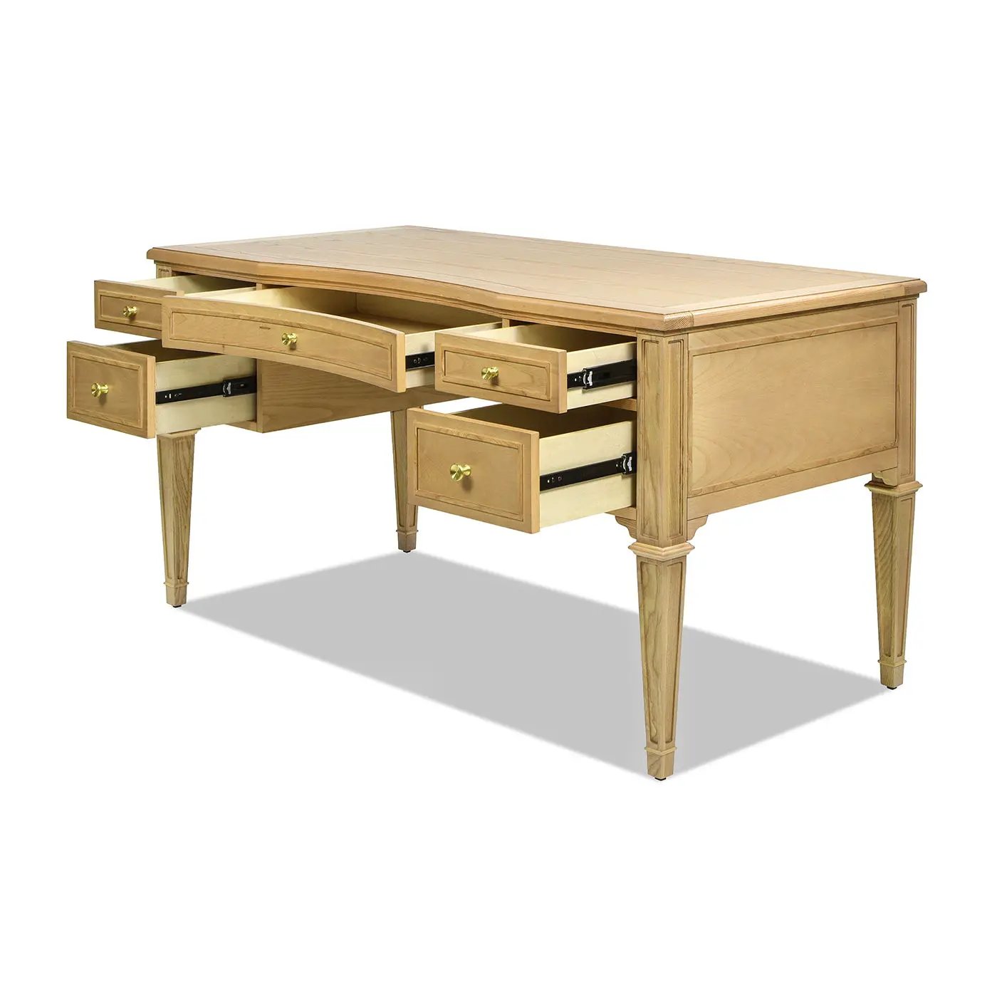 Dauphin - 5 Drawer Executive Desk by HouseOfZazla