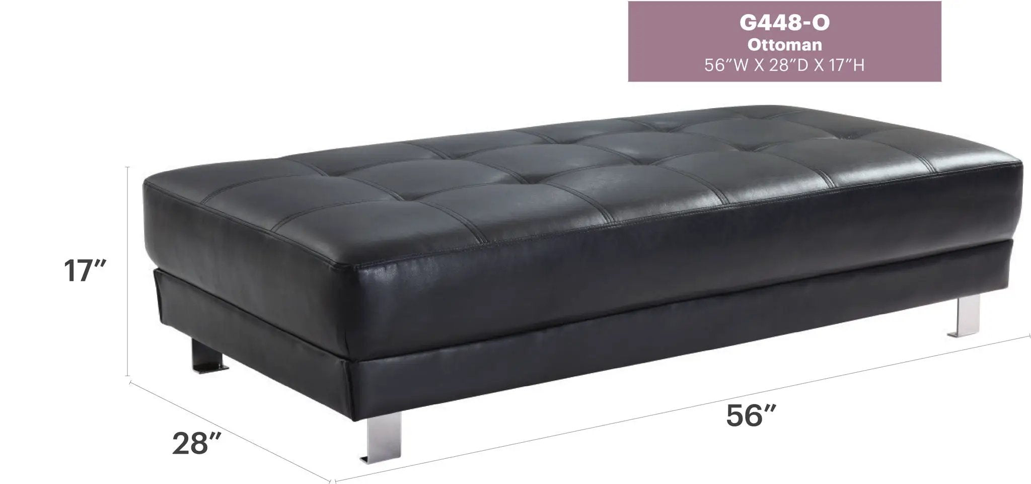 Contemporary Ottoman For Living Rooms by Unique Piece Furniture