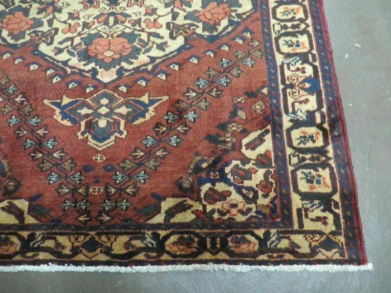 4' X 7' Antique 1920 Handmade Turkish Medallion Wool Rug Veg Dye Nice by Jewel Rugs