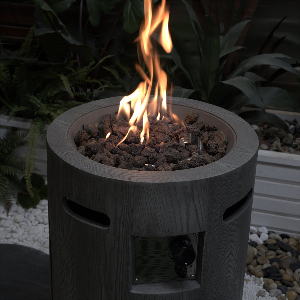 32000 BTU Round Outdoor Gas Fire Pit, photo 2 of 10