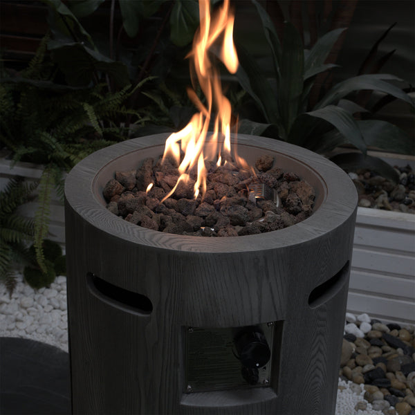 32000 BTU Round Outdoor Gas Fire Pit, photo 2 of 10