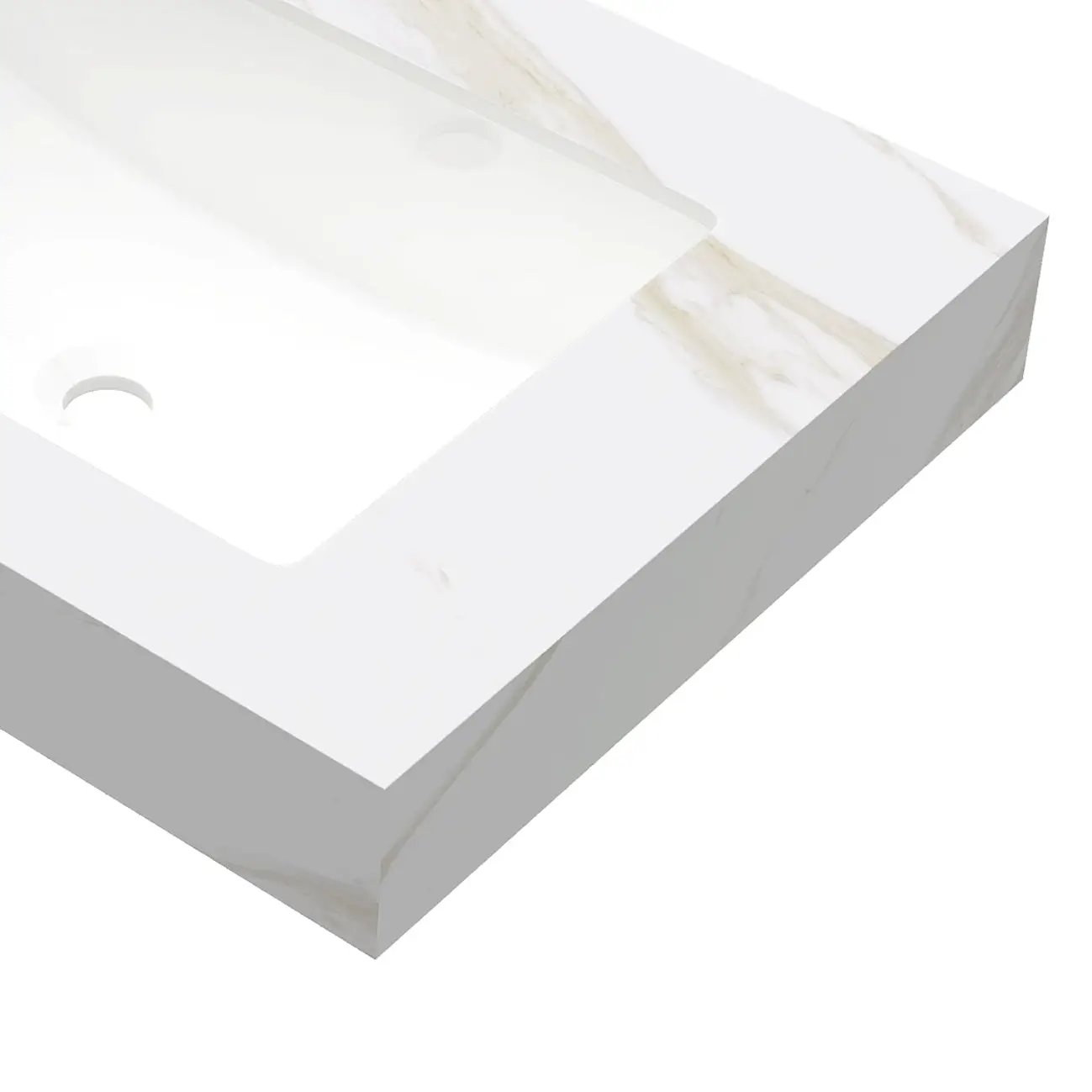 30" Calacatta Bathroom Vanity by HouseOfZazla