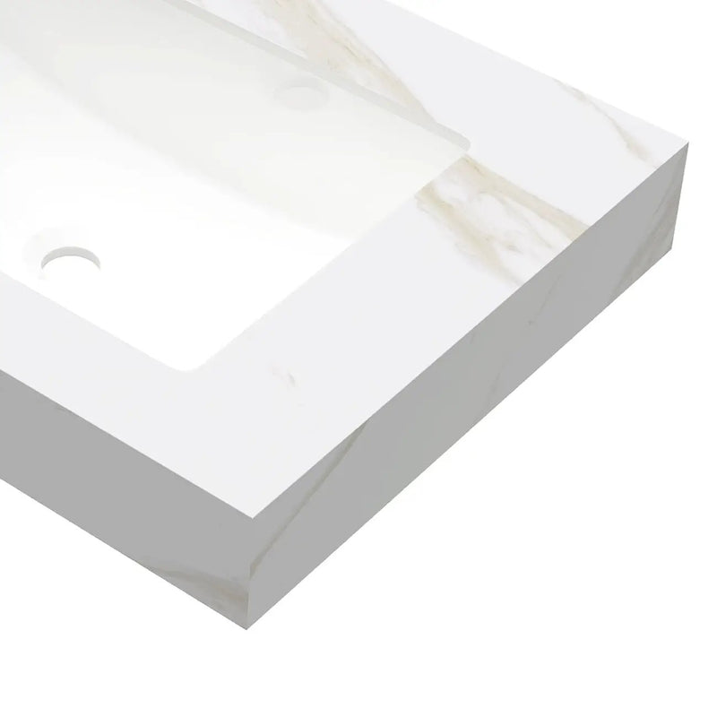 30" Calacatta Bathroom Vanity by HouseOfZazla