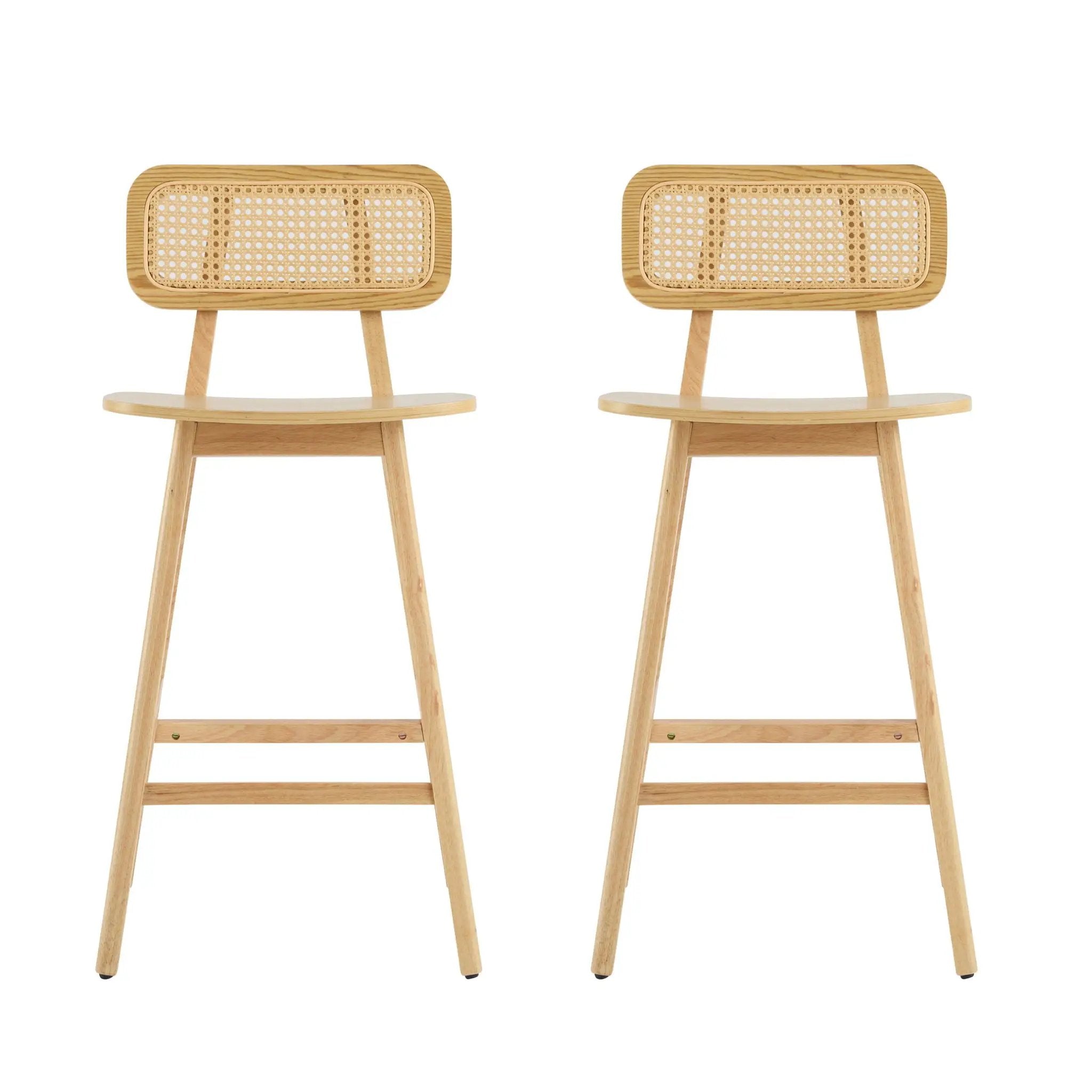 Bari Indoor Wood Barstool (Set of 2) by HouseOfZazla