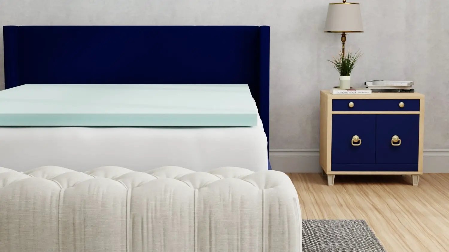 3" Gel Plush Memory Foam Cooling Mattress Topper by HouseOfZazla