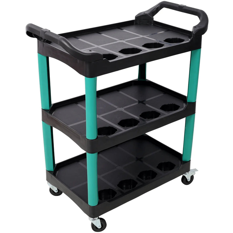 3 Tier Rolling Auto Detail Cart With Wheels by HouseOfZazla