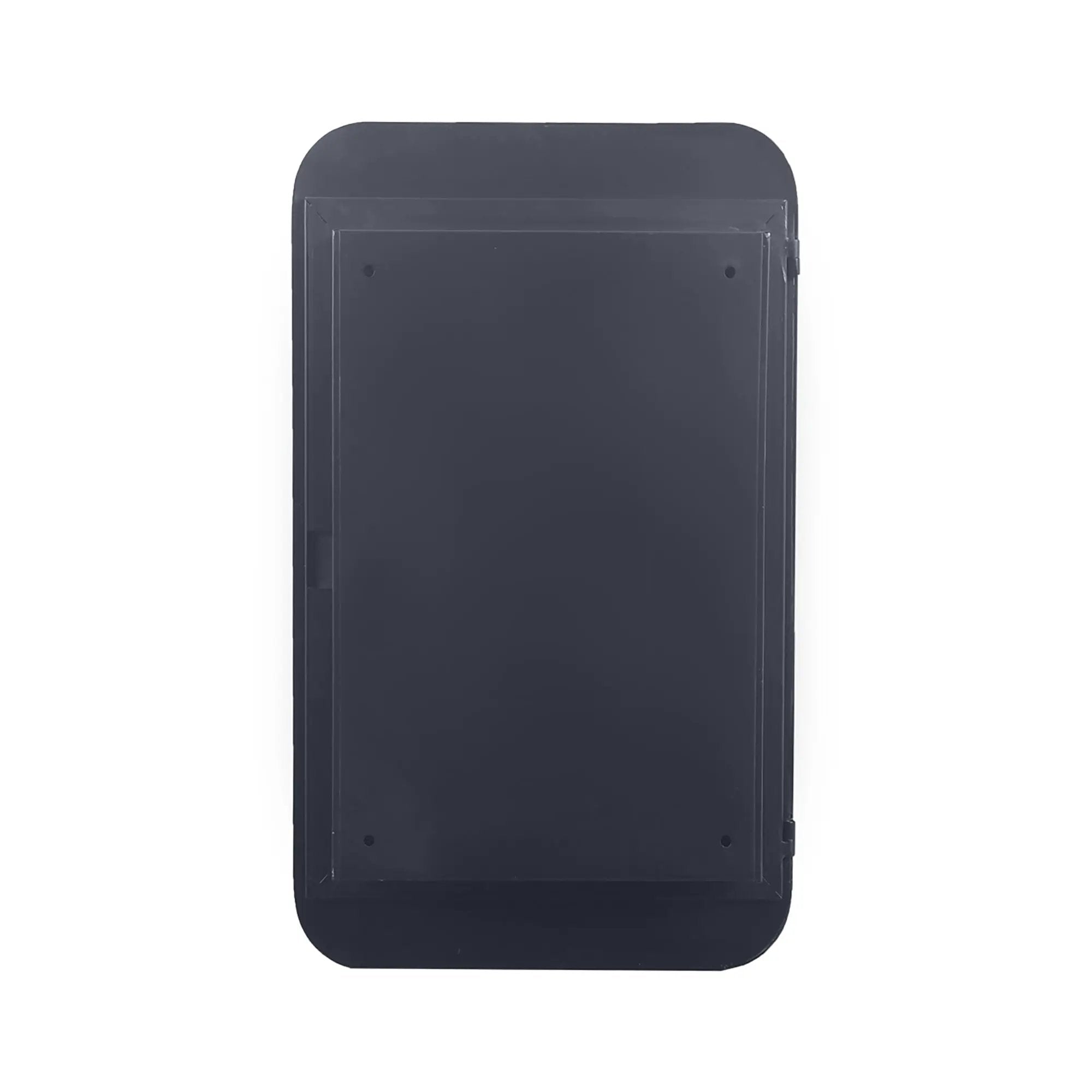 20x30 Inch Recessed Black Metal Framed Medicine Cabinet by HouseOfZazla