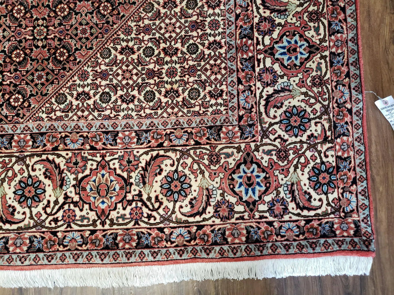 Stunning Persian Bijar Rug 8x11 - Herati Mahi Pattern by Jewel Rugs