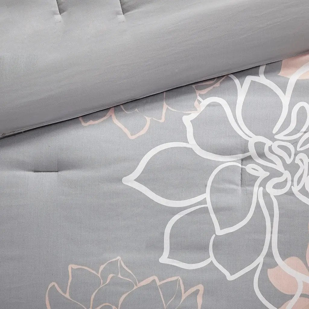 Madison Park Floral Cotton Sateen Comforter Ensemble by HouseOfZazla