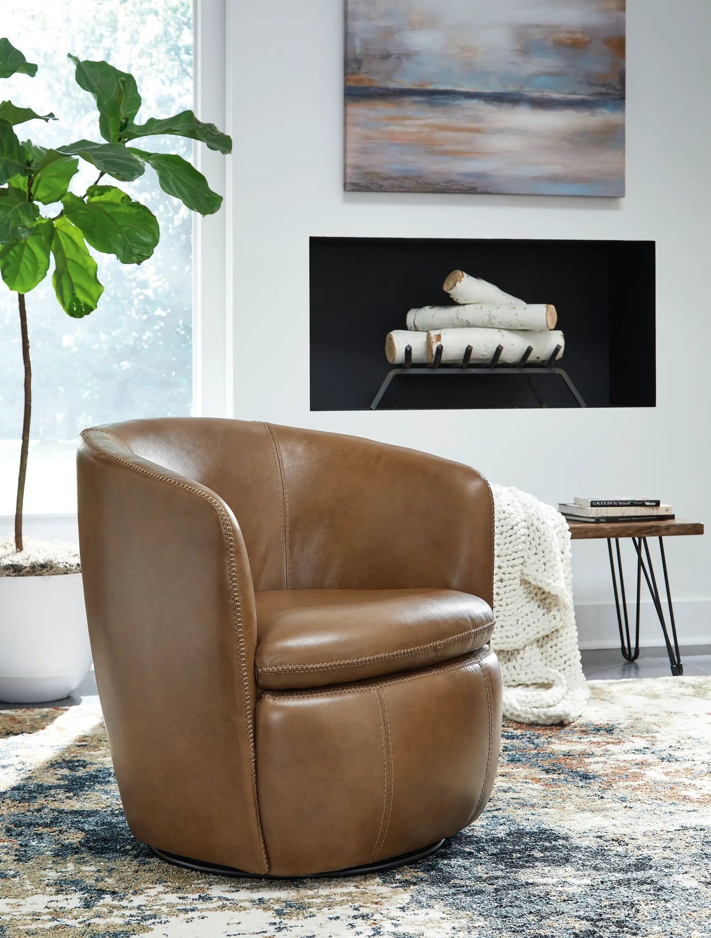 Kierreys - Swivel Chair by Unique Piece Furniture
