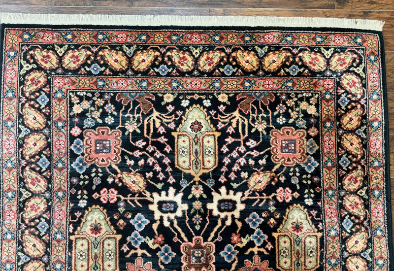 Karastan Rug 5.9 x 8.6, Chahar Mahal #604, Wool Vintage Discontinued Karastan Carpet by Jewel Rugs