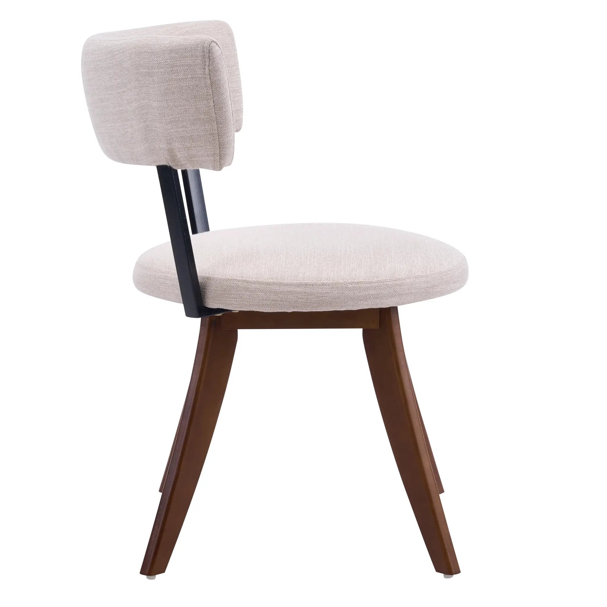 Modern Upholstered Dining Chairs with Curved Back by HouseOfZazla