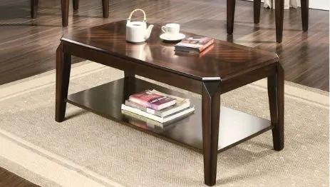 Docila - 3 Piece Pack Coffee With End Table (Set of 3) - Walnut by Unique Piece Furniture