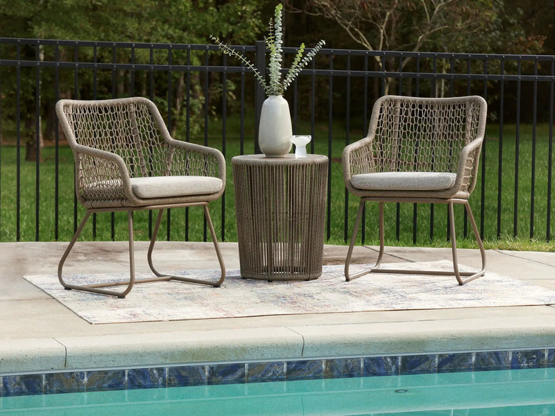 Majors Beach - Outdoor Table And 2 Chairs (Set of 3) - Beige by Unique Piece Furniture