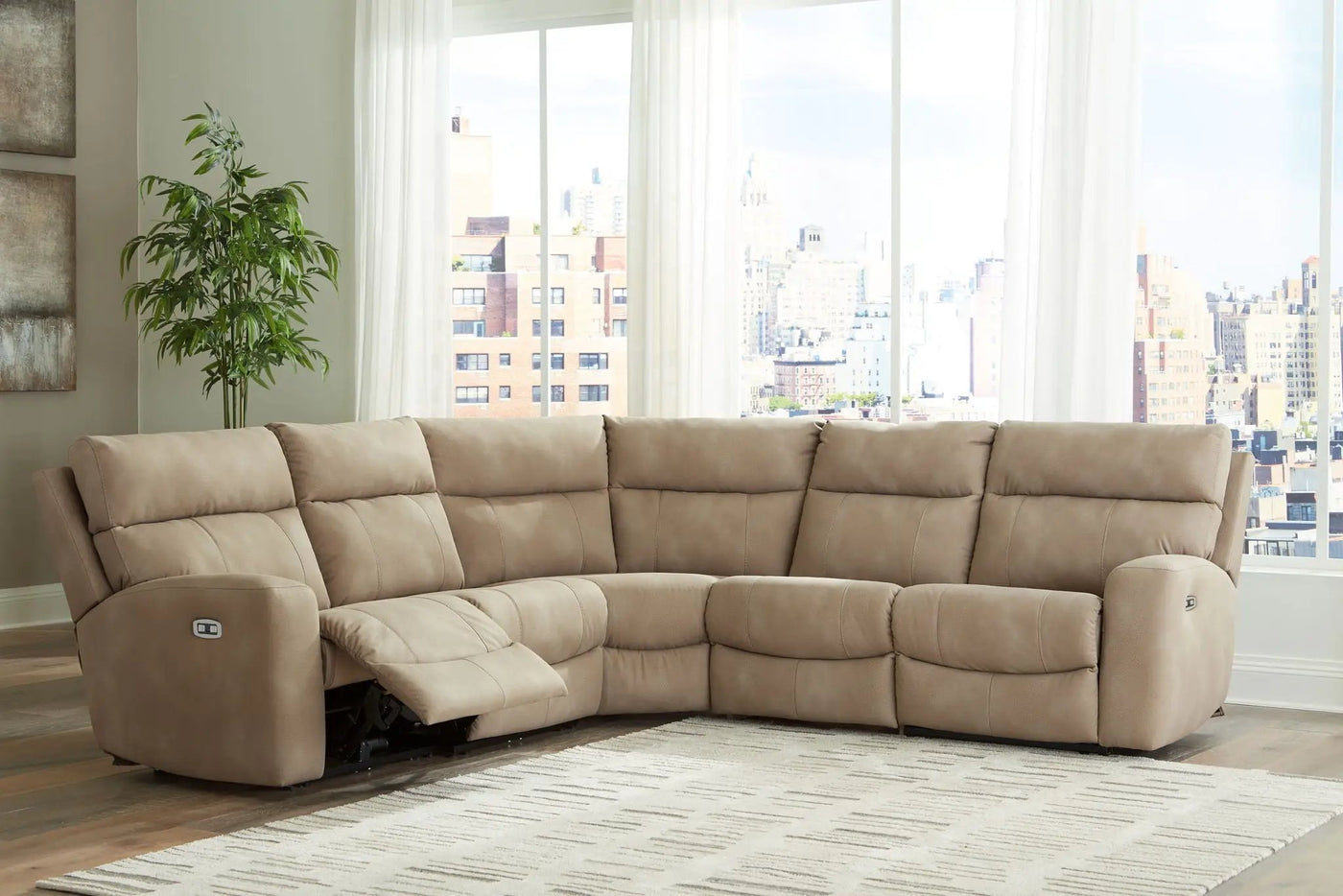 Next-Gen Durapella - Power Reclining Sectional Set by Unique Piece Furniture