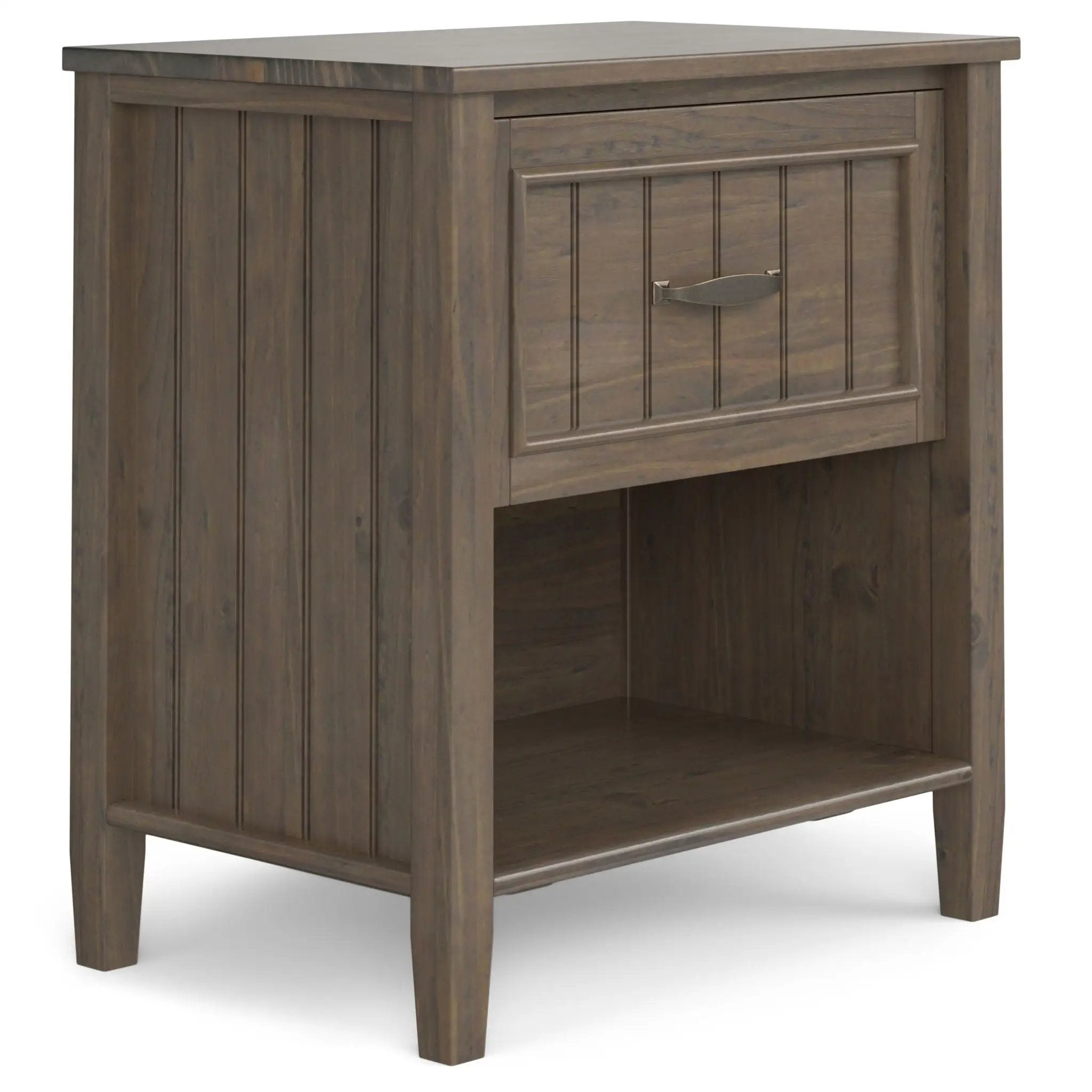 Lev - Bedside Table - Smoky Brown by HouseOfZazla