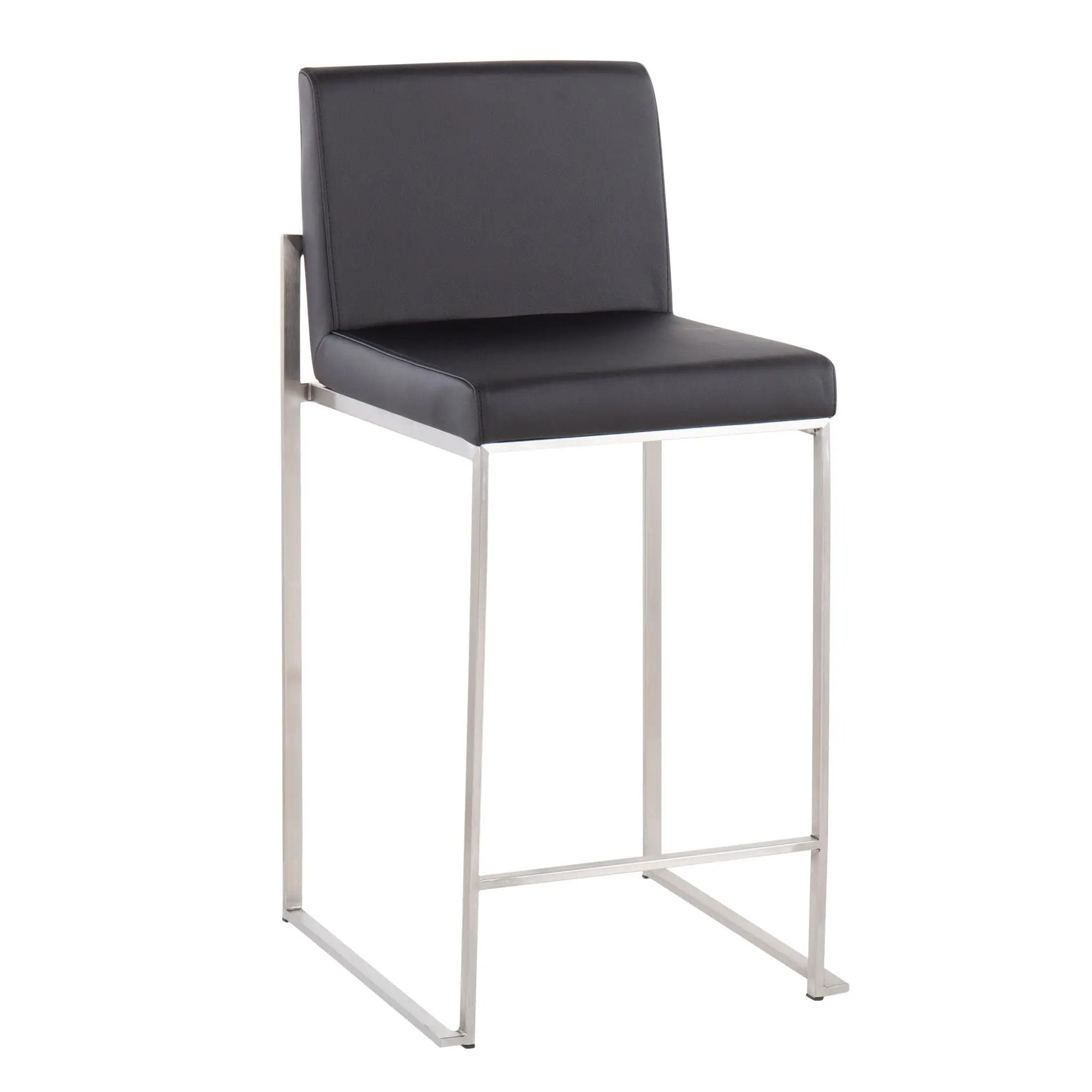 Fuji - Contemporary High Back Counter Stool, Functional Design by HouseOfZazla