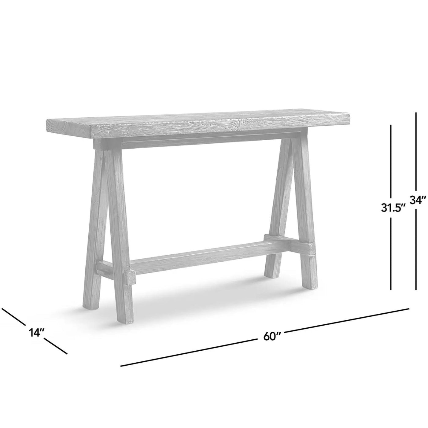 Hawthorne - Trestle Table by HouseOfZazla