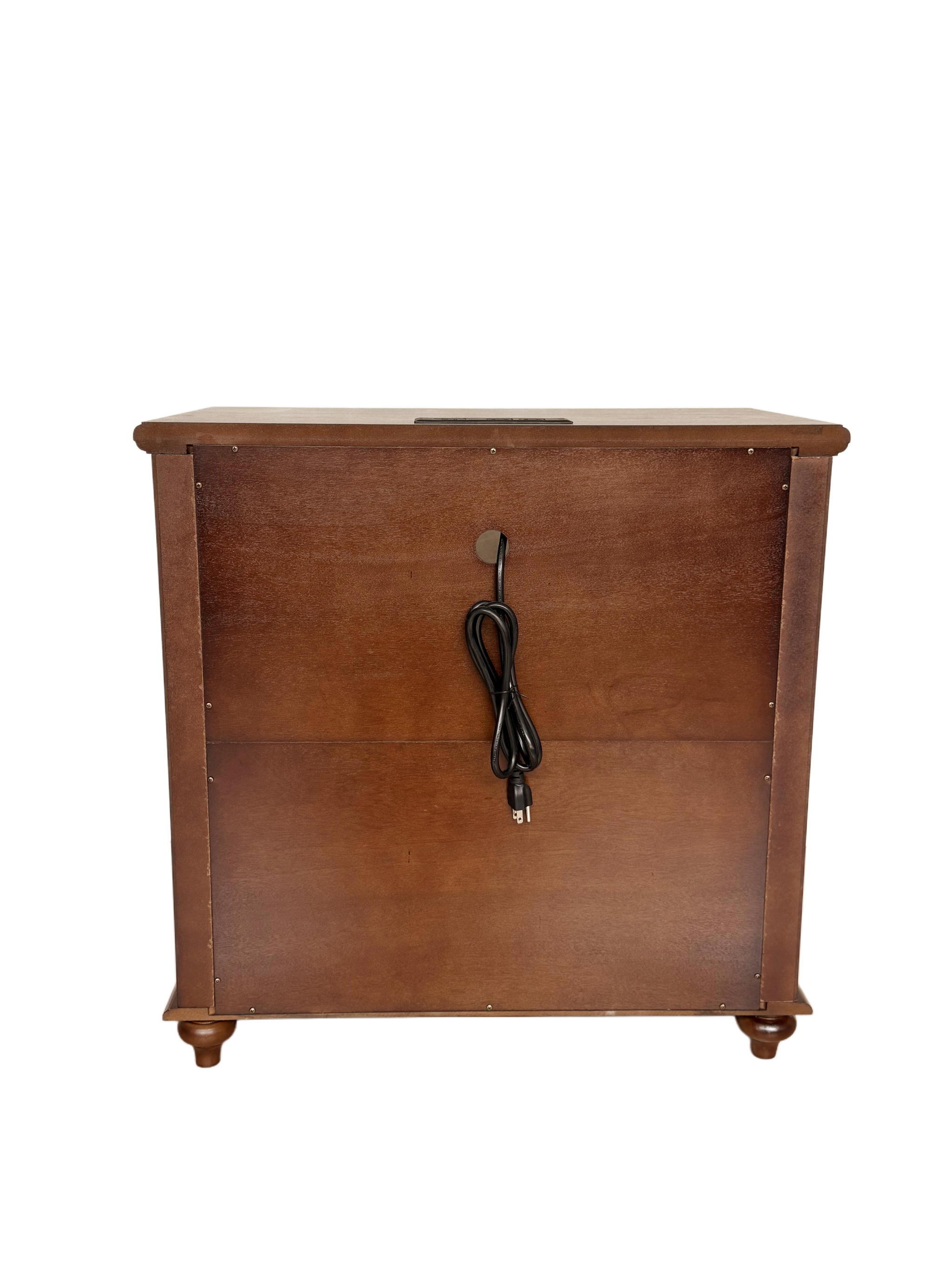 28" Nightstand with Charging Station, Rustic by HouseOfZazla