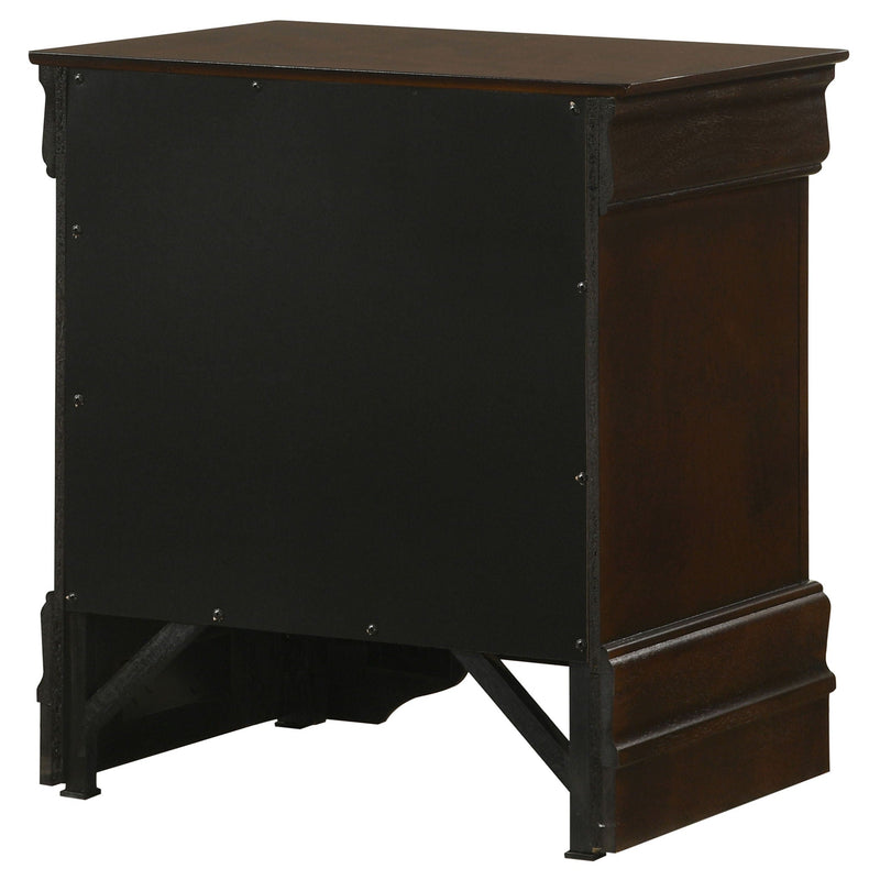 Demetra - 2 Drawer Nightstand - Cappuccino by HouseOfZazla