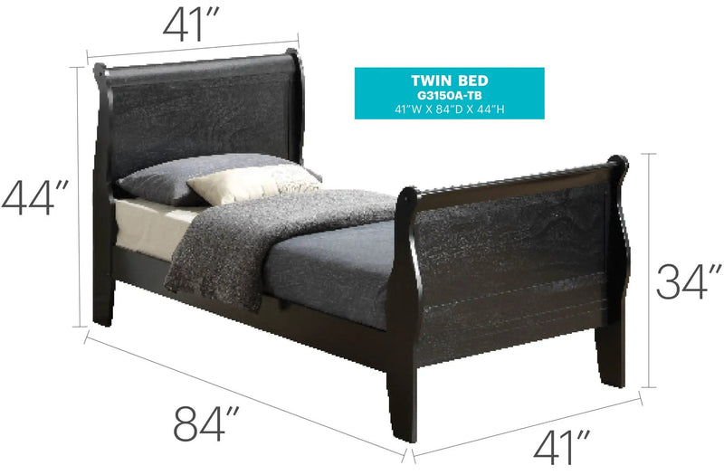 Panel Sleigh Bed by Unique Piece Furniture