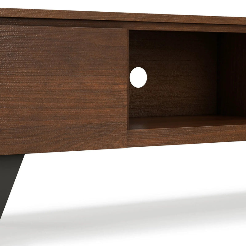 Lowry - Handcrafted TV Media Stand - Walnut, photo 2 of 7