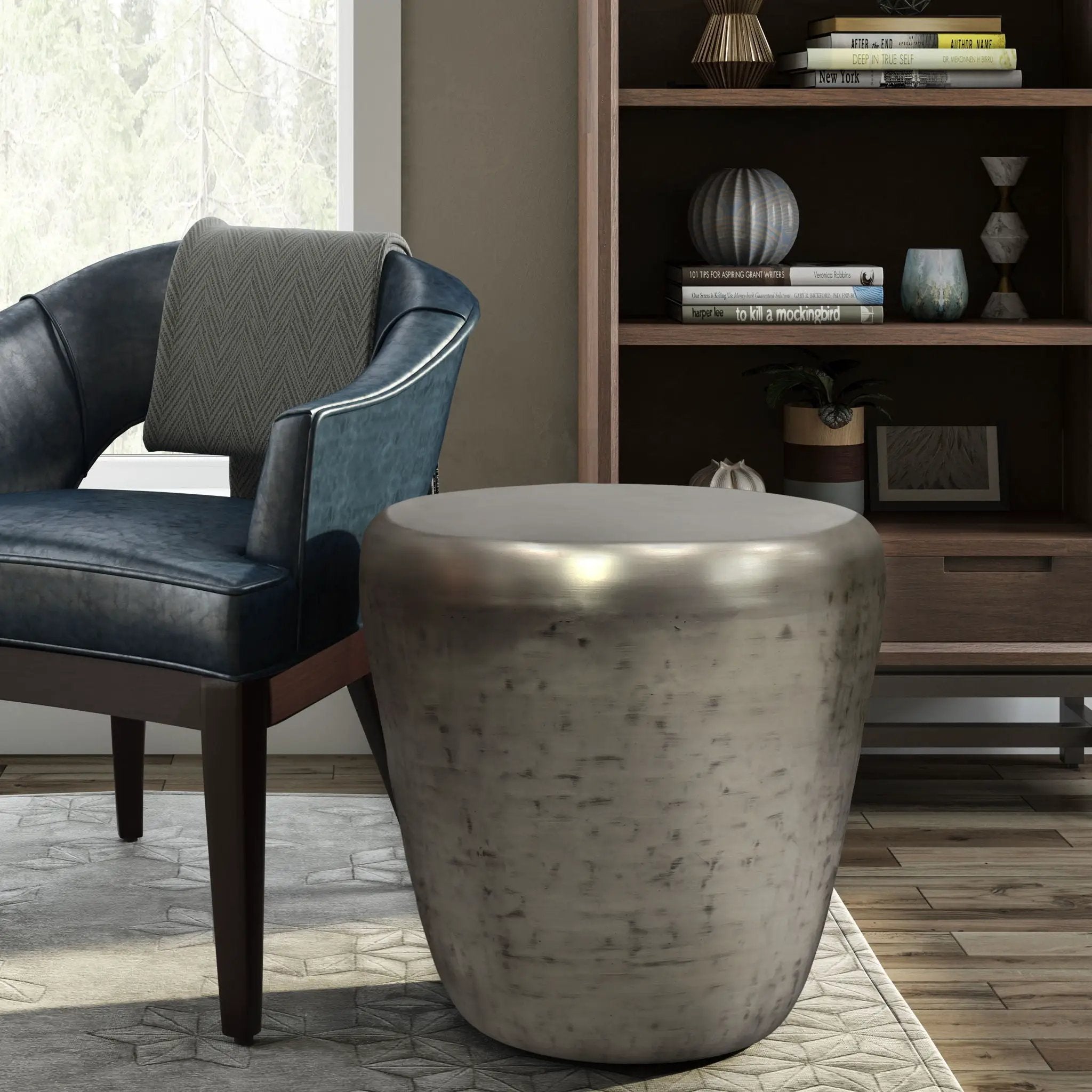 Garvy - Handcrafted Metal Side Table by Unique Piece Furniture