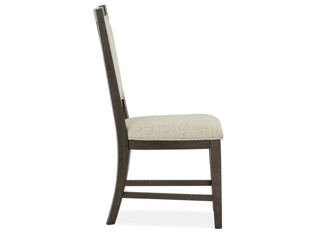 Westley Falls - Step Up Side Chair With Upholstered Seat & Back (Set of 2) - Graphite, photo 2 of 7
