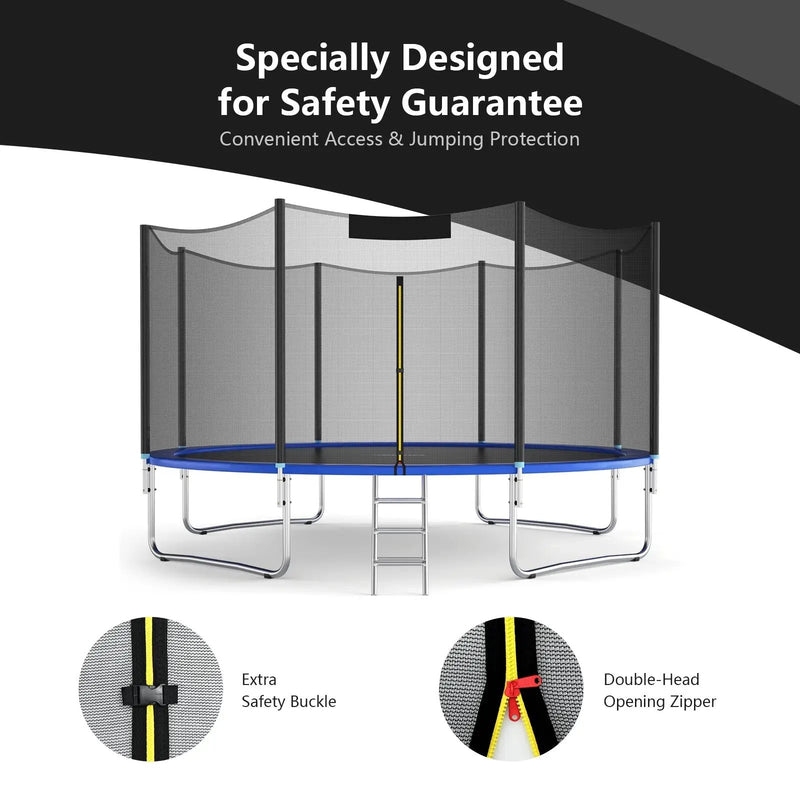 10 Feet Trampoline Safety Replacement Protection Enclosure Net by DirectDeals