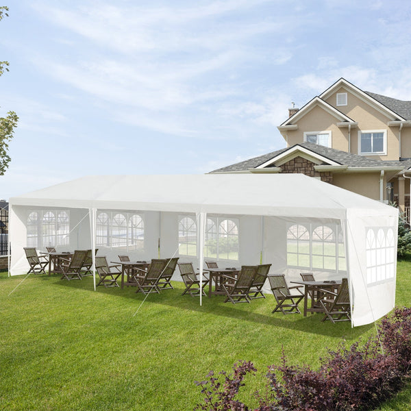 10 x 30 Feet Canopy Tent with 5 Removable Sidewalls for Party Wedding, photo 2 of 8