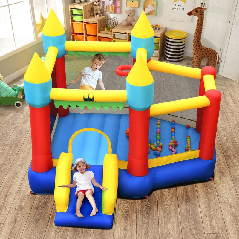 Inflatable Bounce Slide Jumping Castle Without Blower by DirectDeals