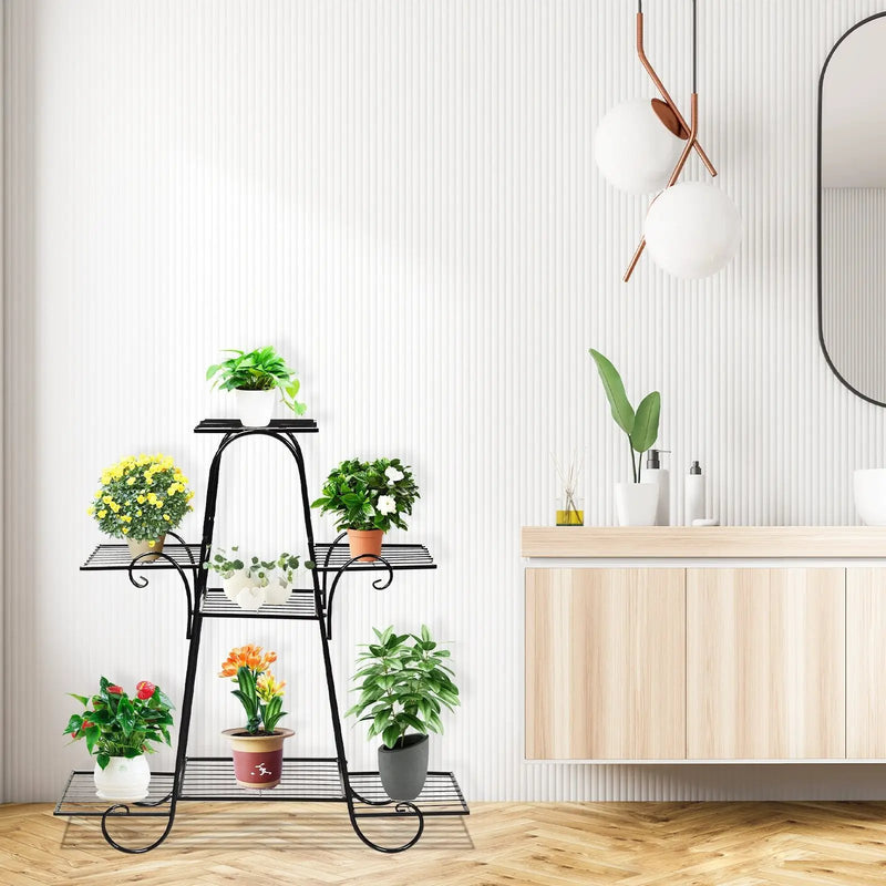7 Tier Metal Patio Plant Stand by DirectDeals