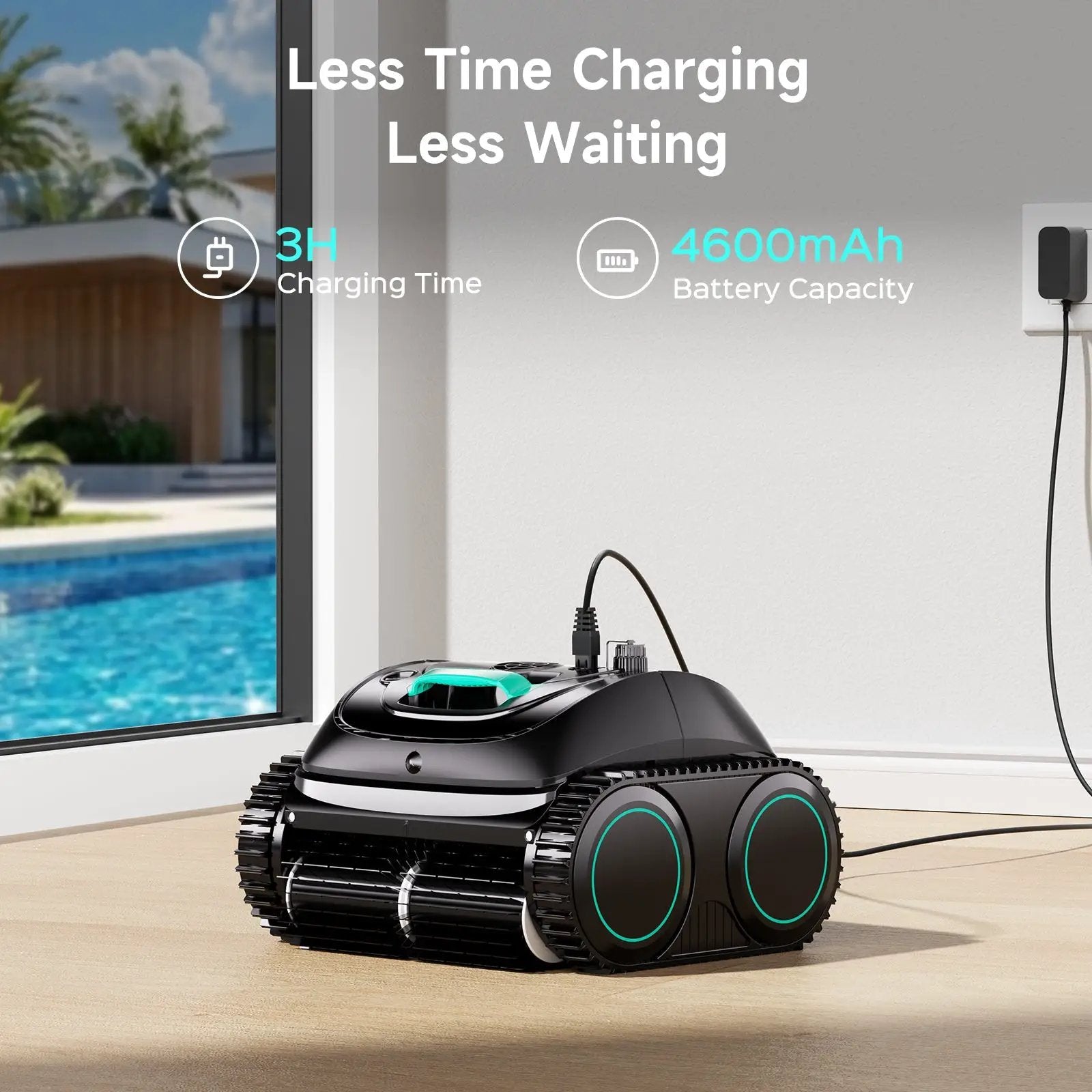 (2026 Upgrade) WYBOT C1 Cordless Robotic Pool Cleaner by WYBOT