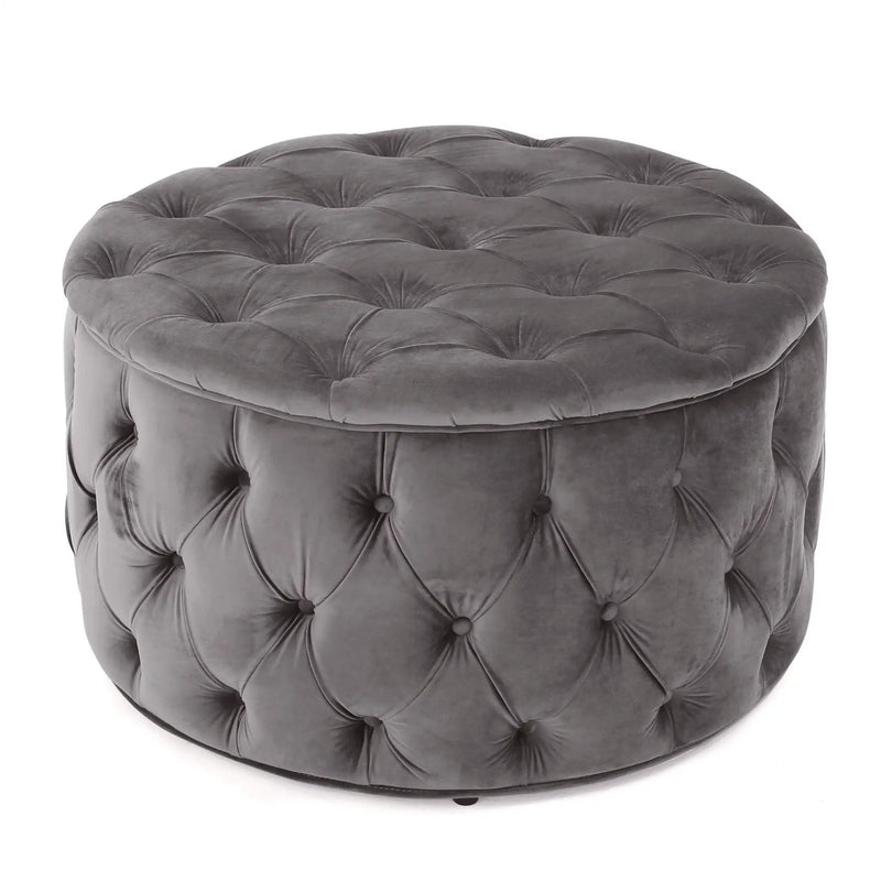 Modern Glam Ottoman Velvet by HouseOfZazla