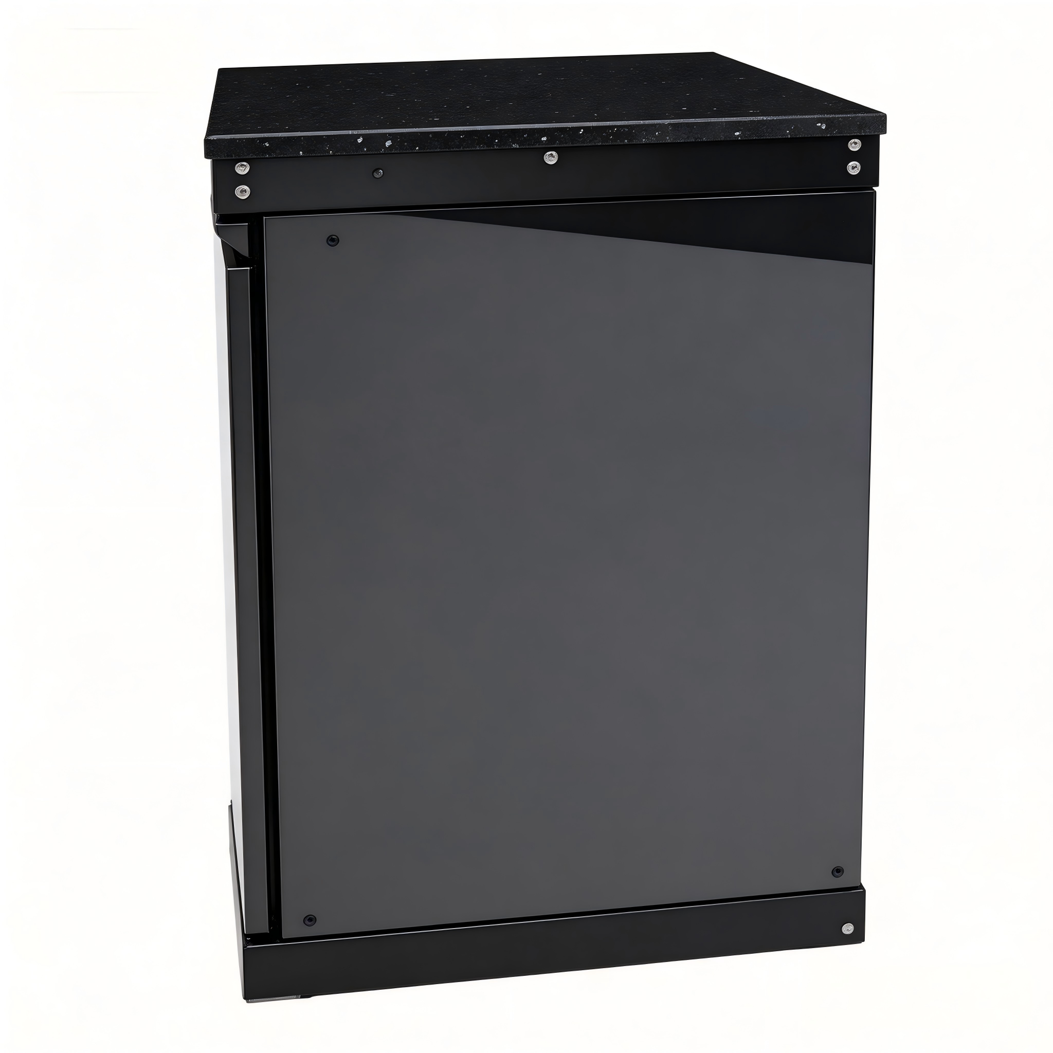 Black Single-door Storage Locker Outdoor Kitchen Islands by HouseOfZazla