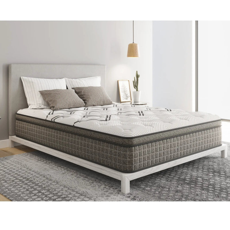 Diamond Soto Cooling Copper Hybrid King Mattress with Euro-Top 12.5 Inch by HouseOfZazla