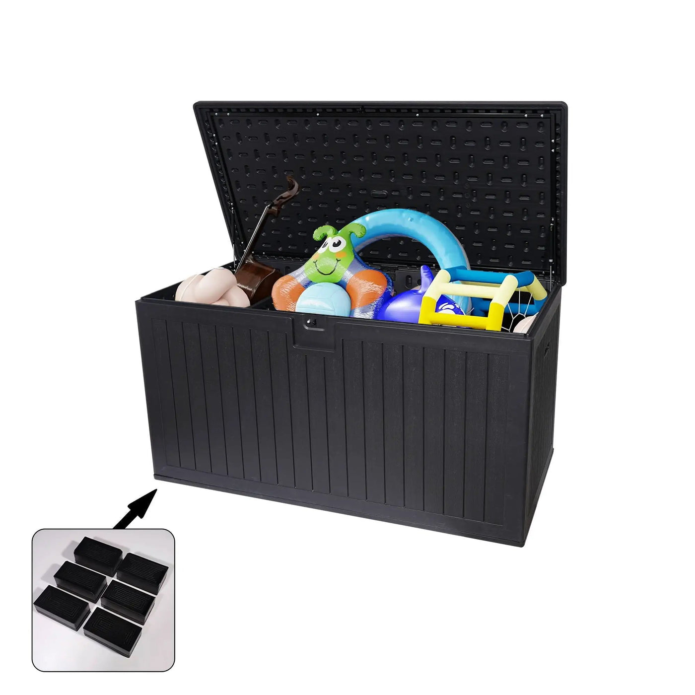 Outdoor Large Storage Box With Lockable Storage Containers by HouseOfZazla