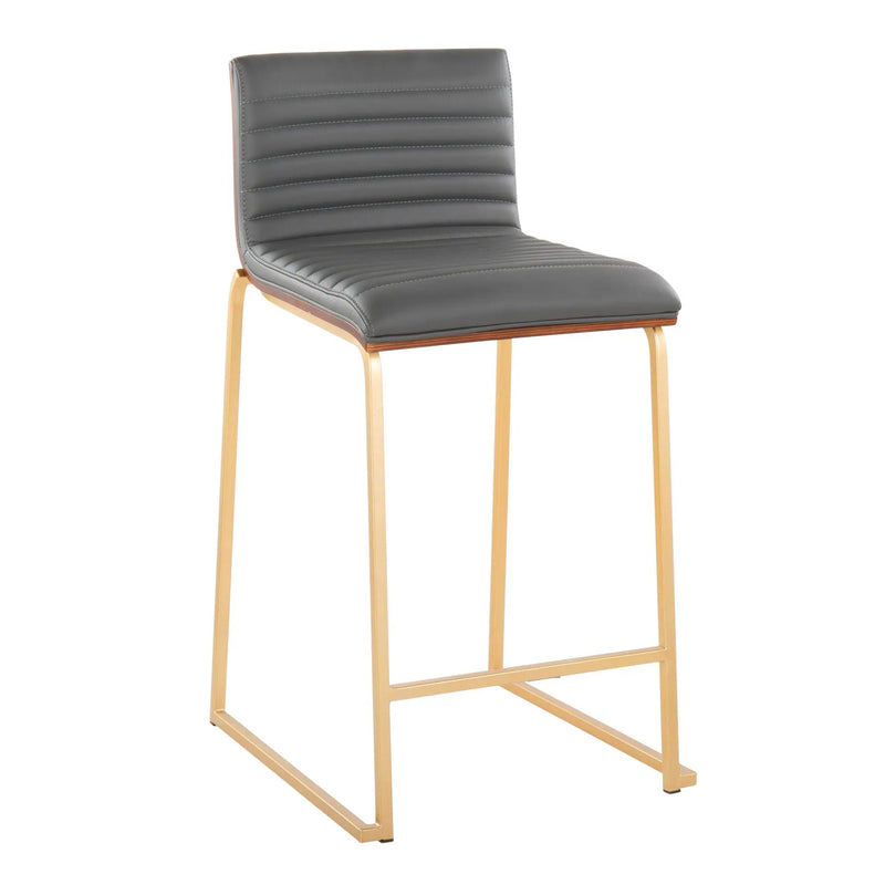 Mason Mara - Contemporary Design Fixed Height Counter Stool (Set of 2) by Unique Piece Furniture