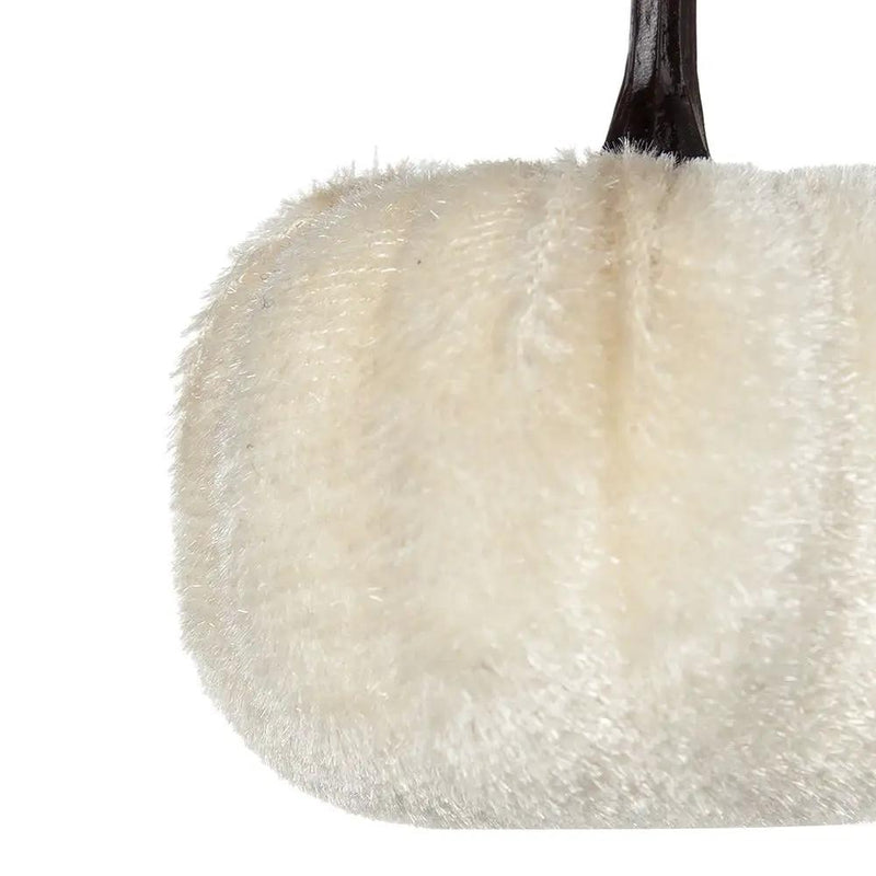 Velvety Pumpkin In Mesh Bag, Bag / 12, For Holiday Harvest Festival Fall Festival & Thanksgiving (Set of 4) - White by Unique Piece Furniture