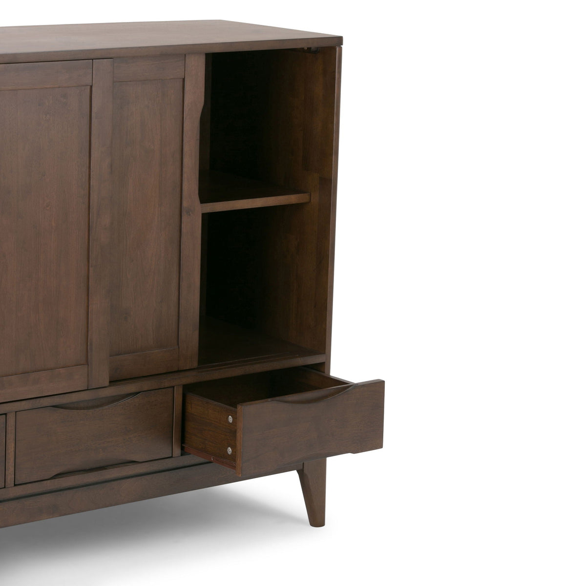 Medium Storage Cabinet with Adjustable Shelves - Harper by Simpli-Home, photo 4 of 27